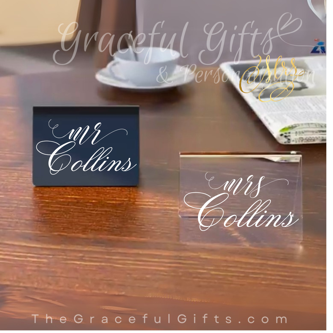 Mini Custom Text Lable Signs