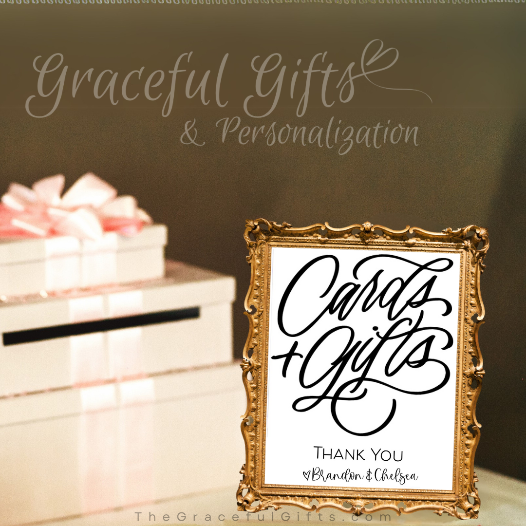 Cards &amp; Gifts - Minimalist Wedding Sign [PRINT]