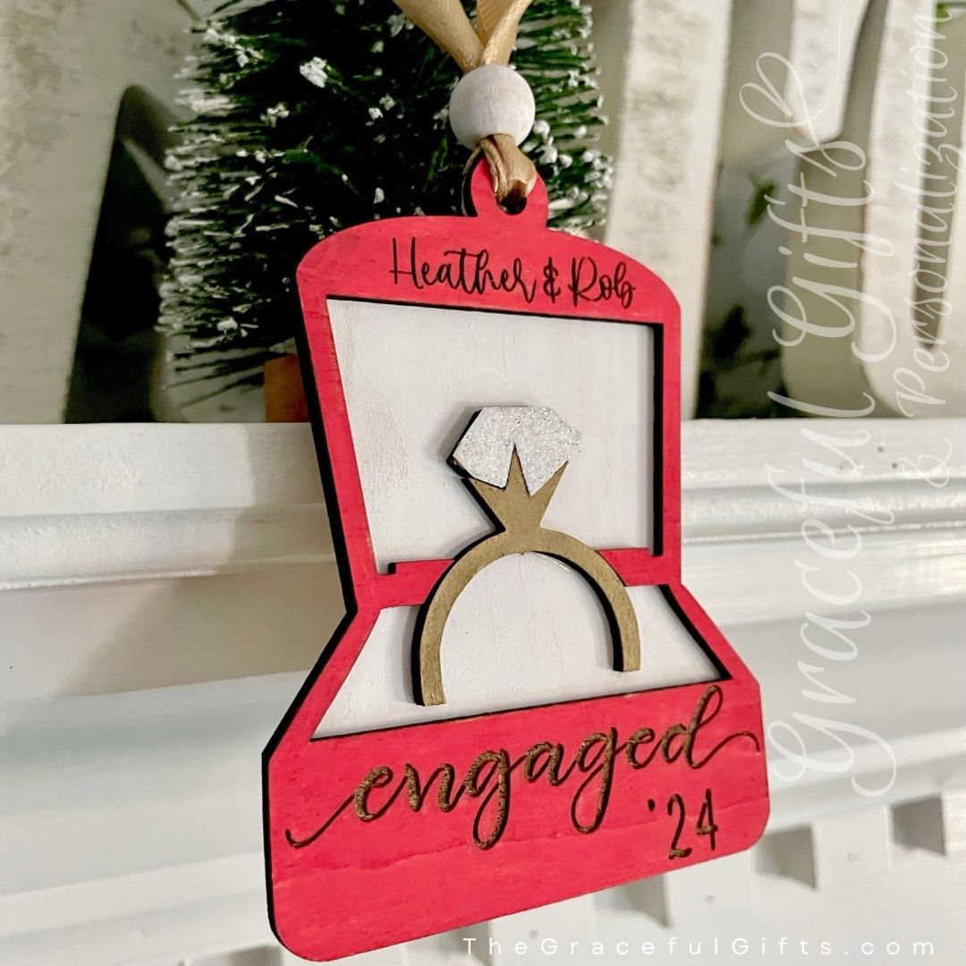 Engagement Ring Box Ornament