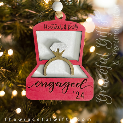Engagement Ring Box Ornament