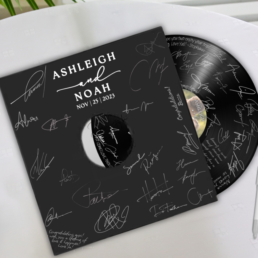 Customizable Wedding Record Guest book