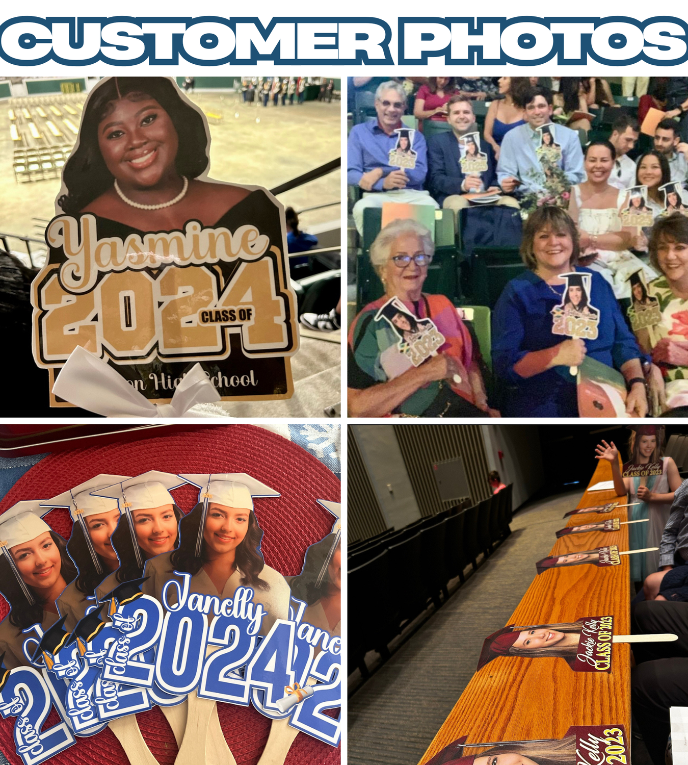 Custom Graduation Fan