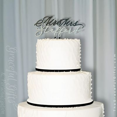 Personalized Wedding Cake Topper