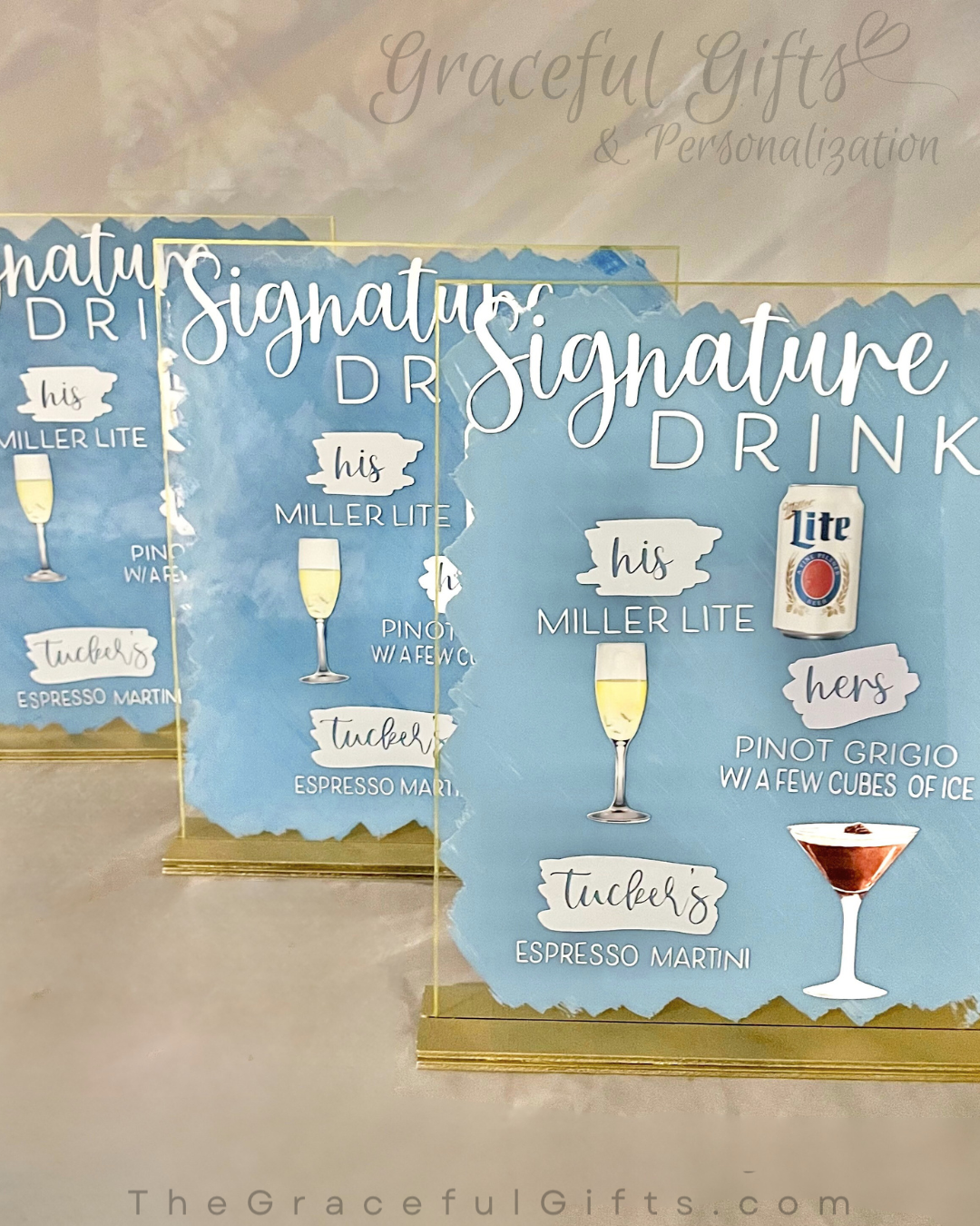 Signature Drinks Wedding Sign