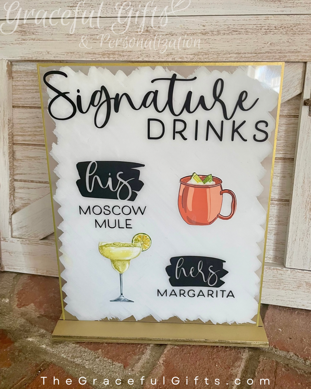 Signature Drinks Wedding Sign