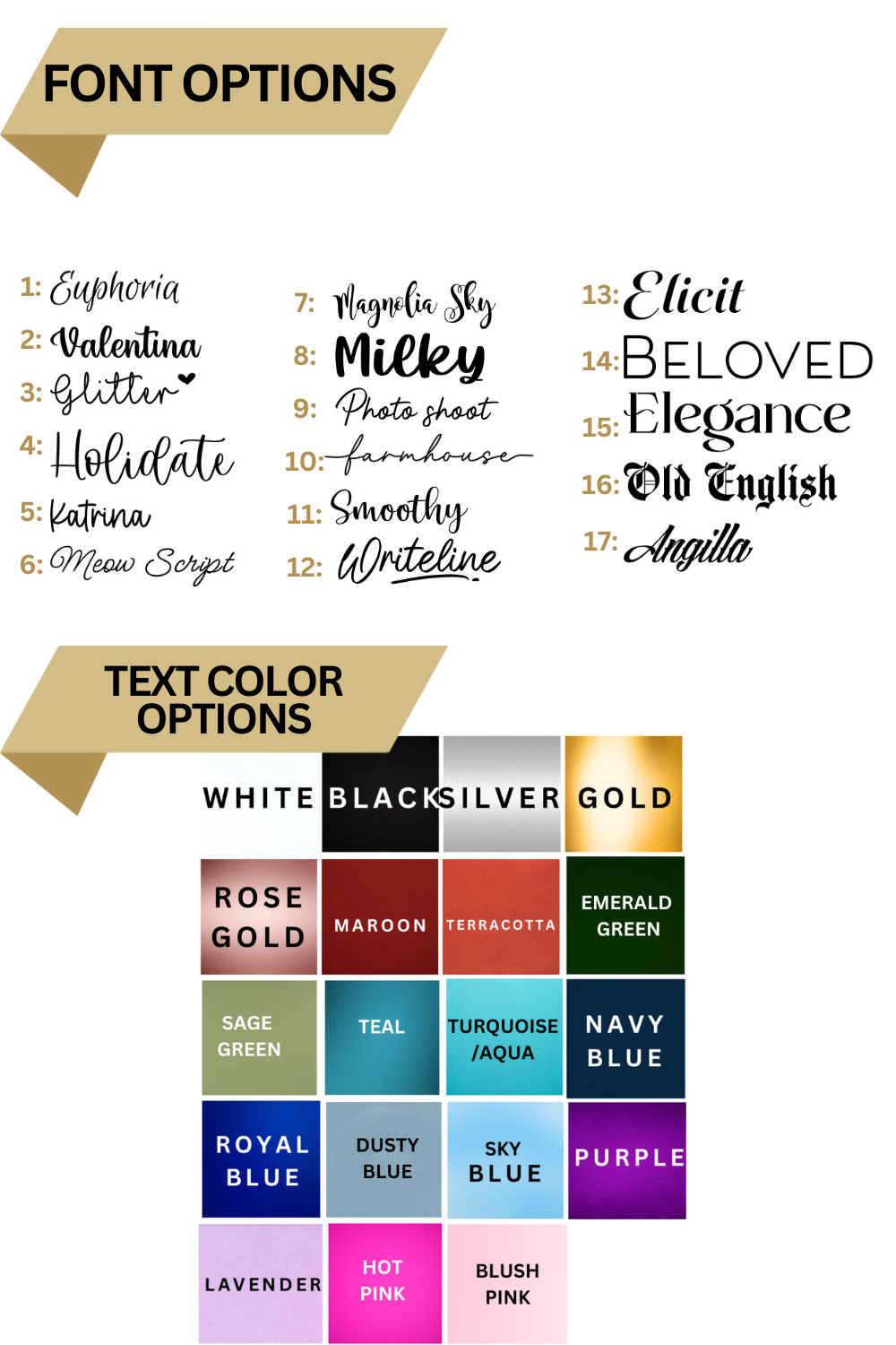 Personalized Ribbon // Bows With names