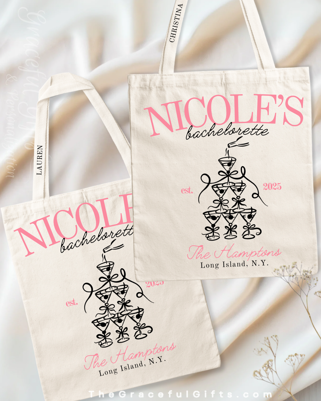 Bachelorette Canvas Tote Bags