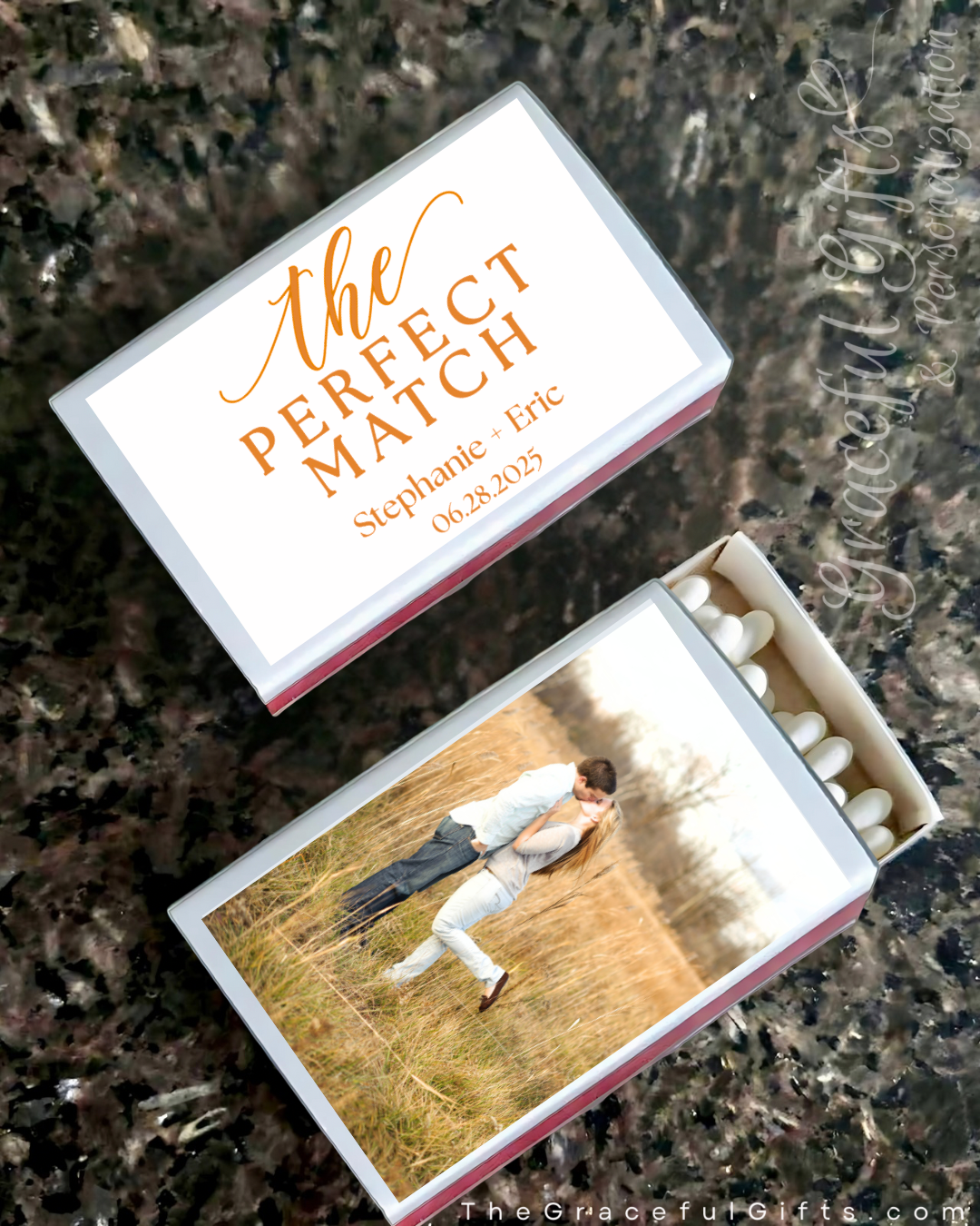 Matchbox Photo Wedding Favors