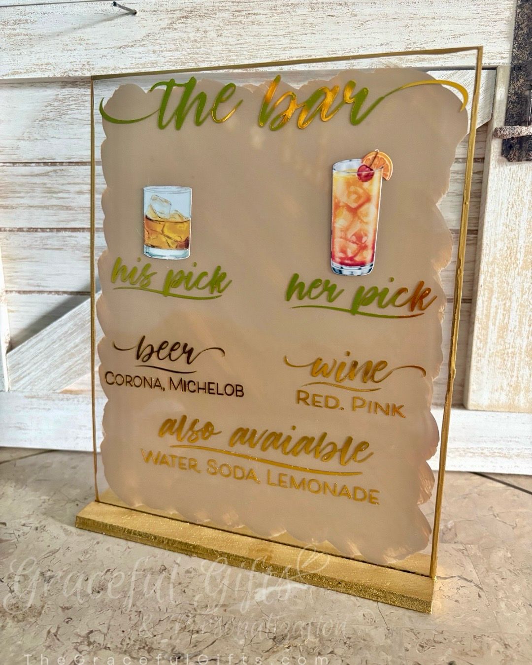Signature Cocktails + BAR MENU SIGN