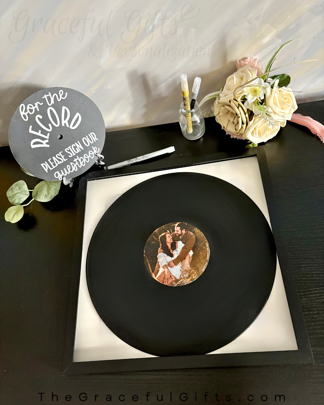 Customizable Wedding Record Guest book