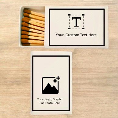 Design Your Own Matchbox Photo Favors