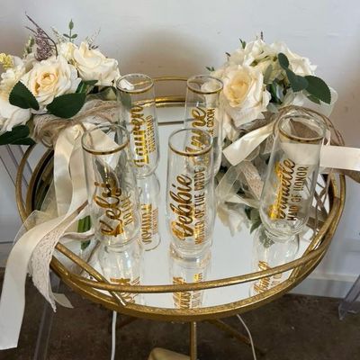 Personalized Champagne Flutes