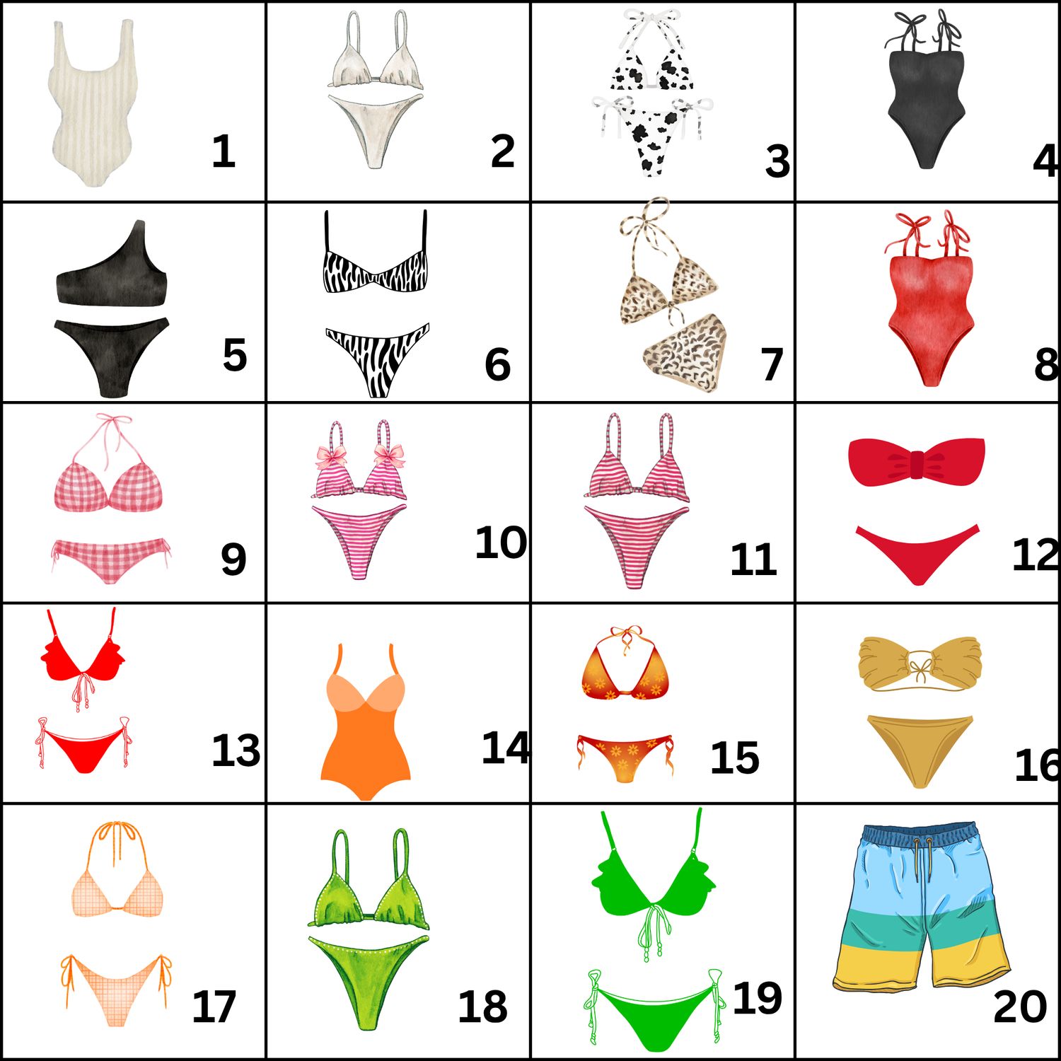 Bachelorette Swimsuit Can Koozies