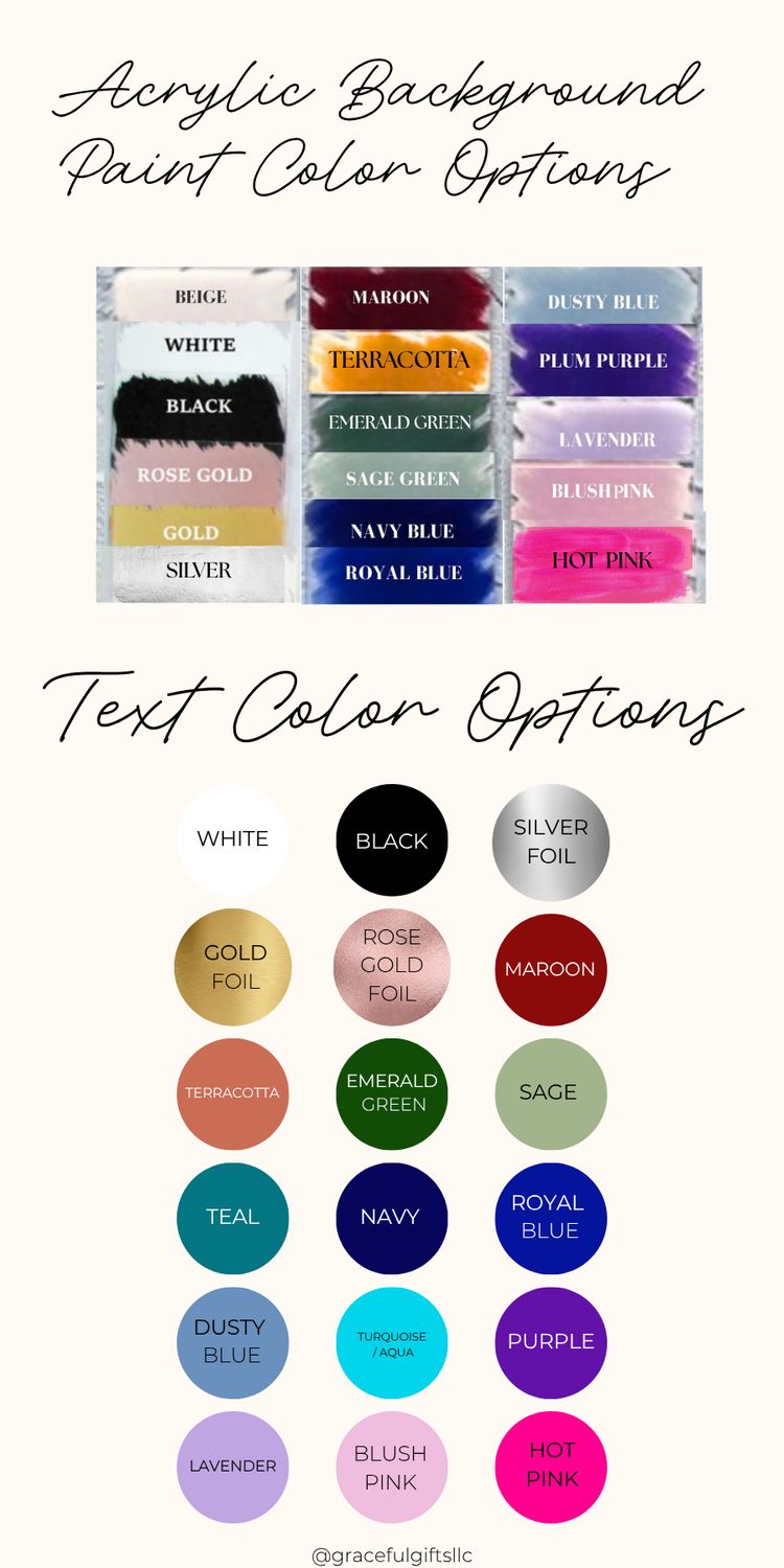 Custom text Sign
