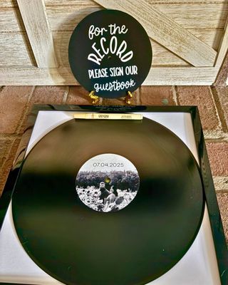 Customizable Wedding Record Guest book