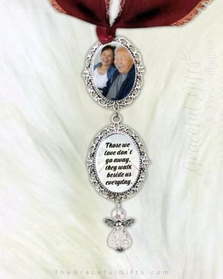 Guardian Angel Memorial Bouquet Charm