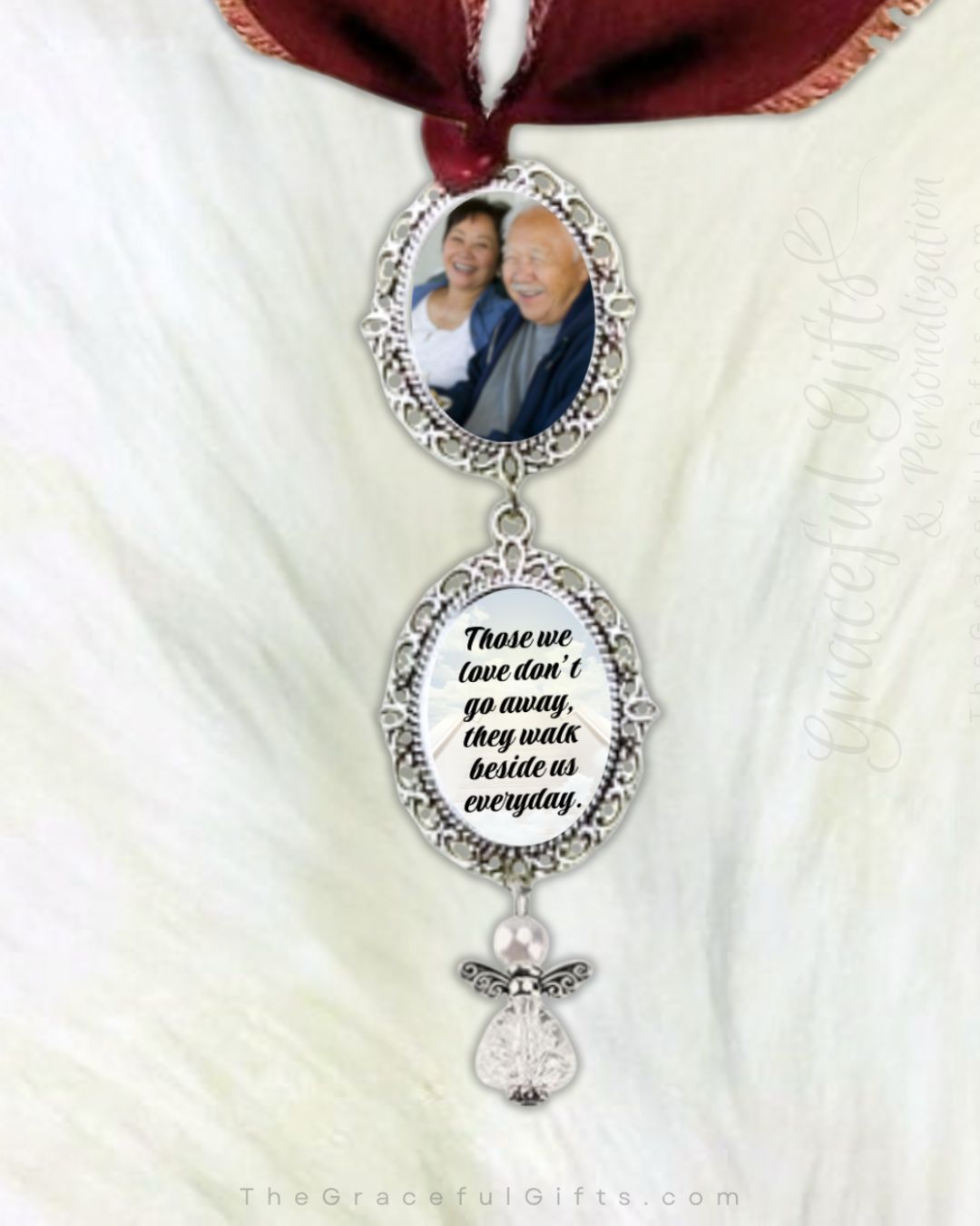 Guardian Angel Memorial Bouquet Charm