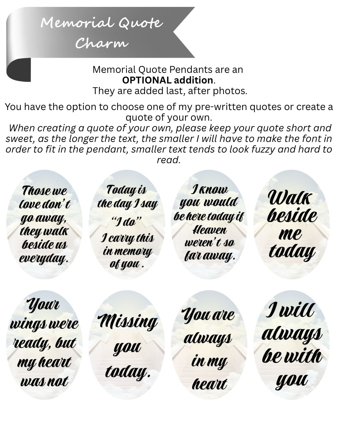 Guardian Angel Memorial Bouquet Charm
