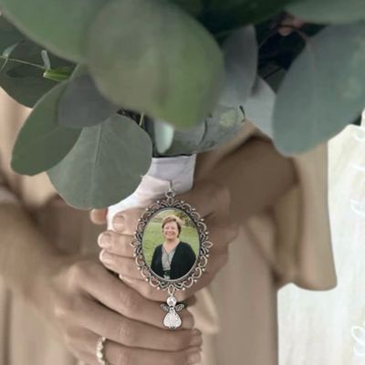 Guardian Angel Memorial Bouquet Charm