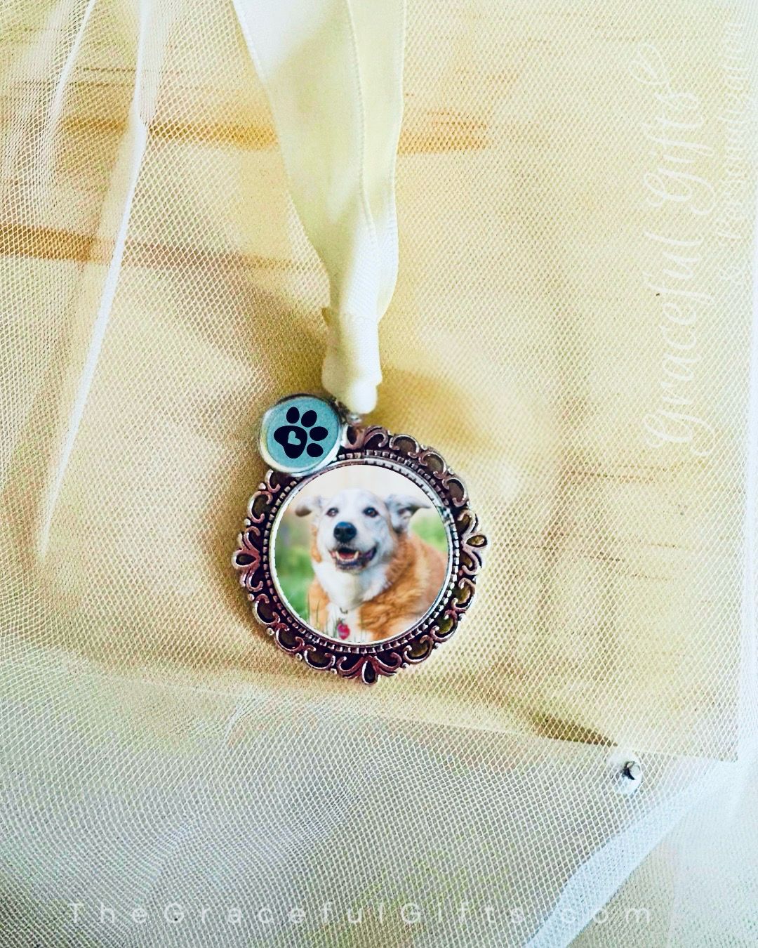 Pet Memorial Photo Charm