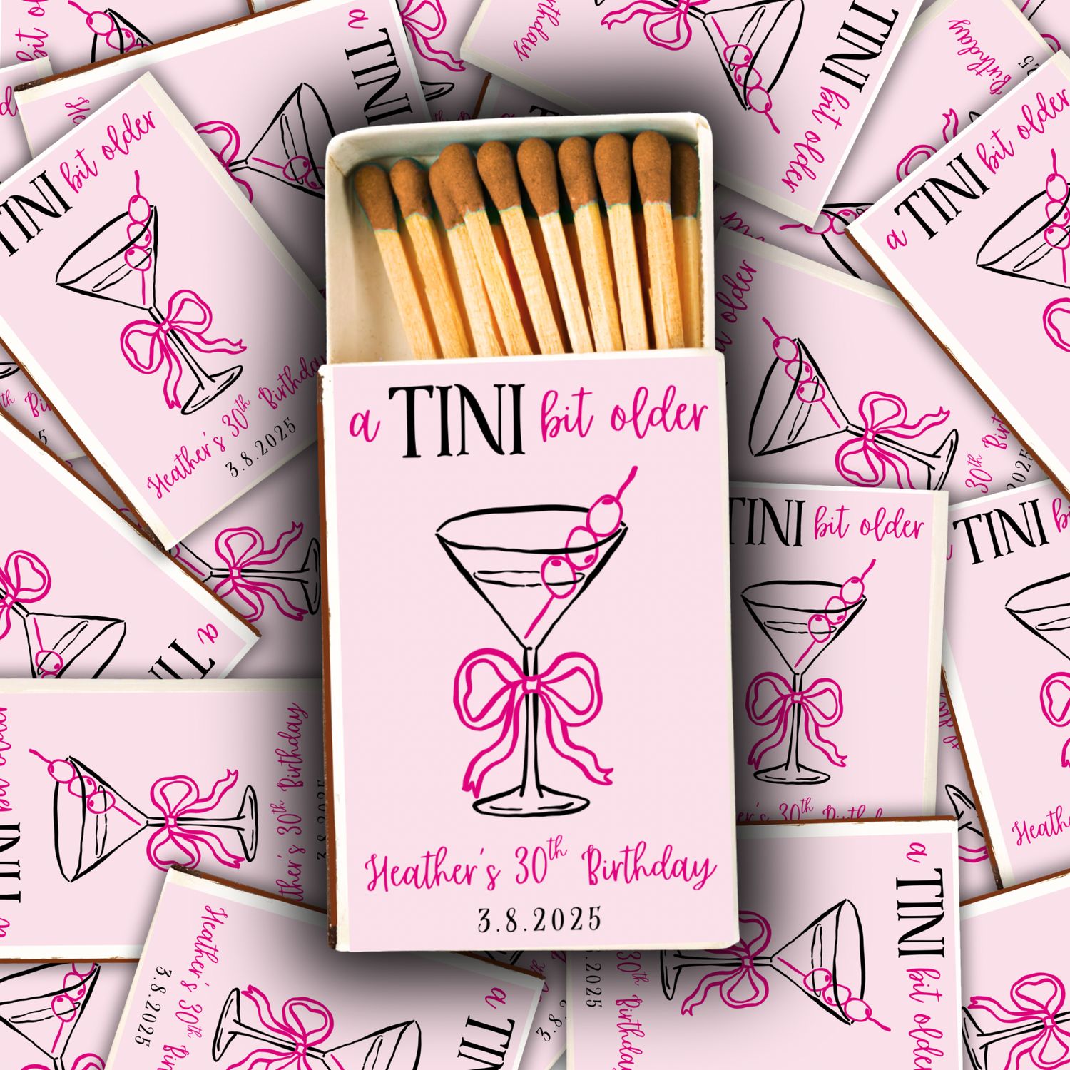 A TINI bit older Matchbox Favors
