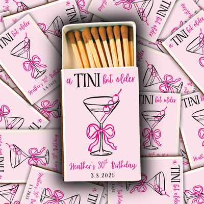 A TINI bit older Matchbox Favors