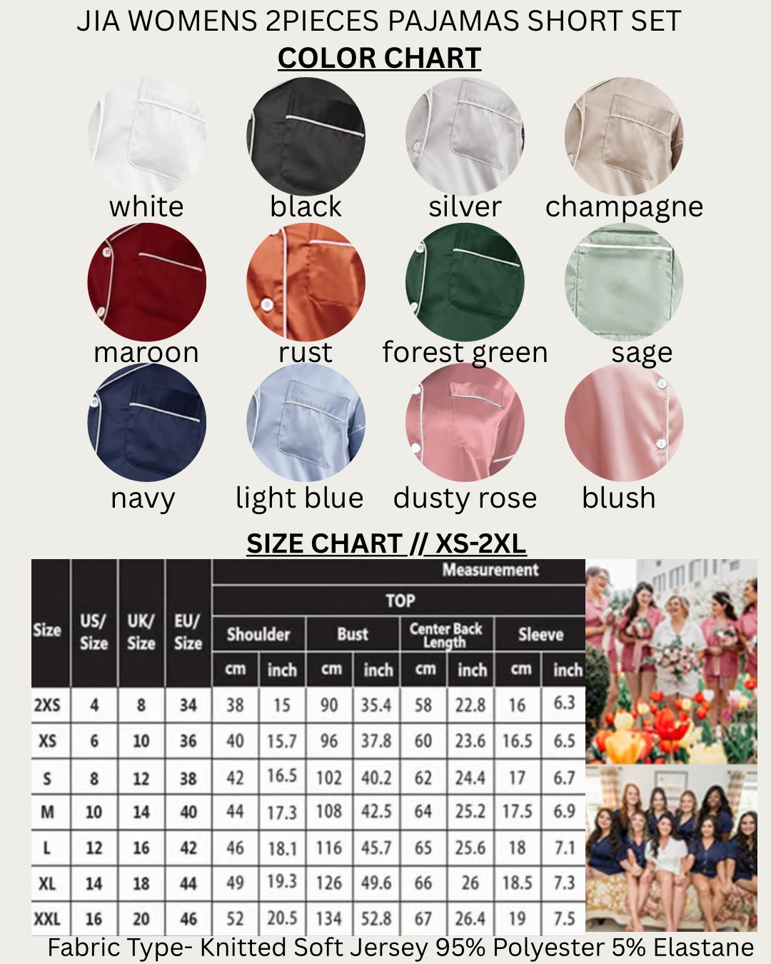 Satin Pajama Sets
