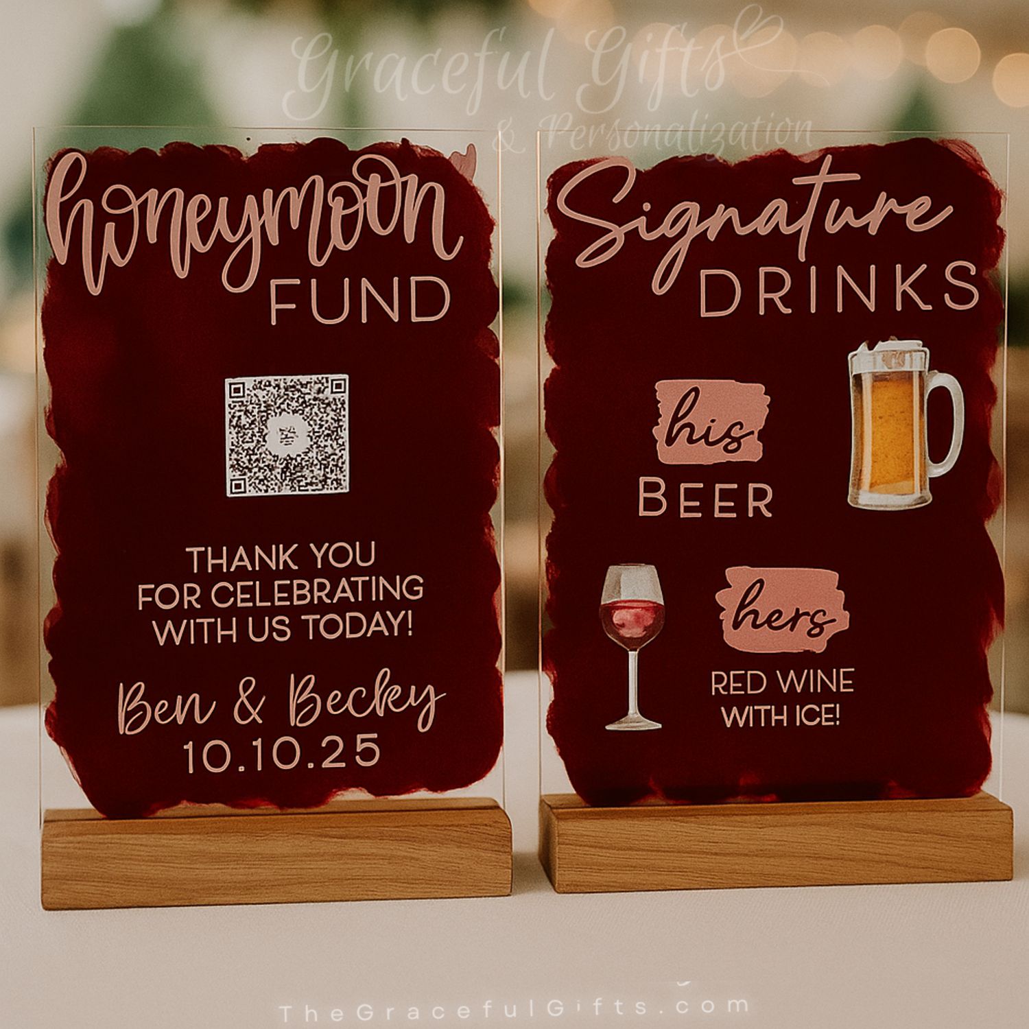 Signature Drinks Wedding Sign