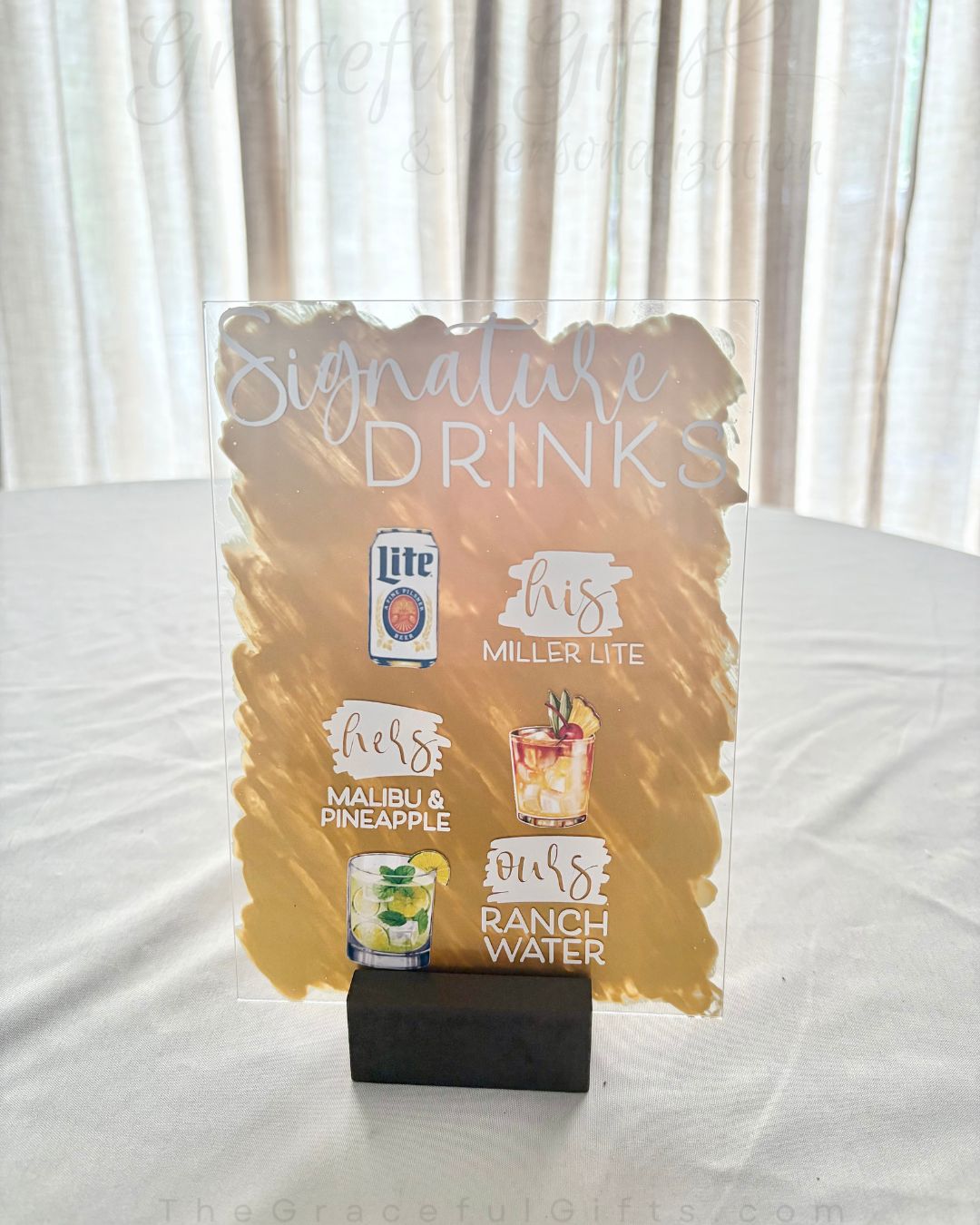 Signature Drinks Wedding Sign