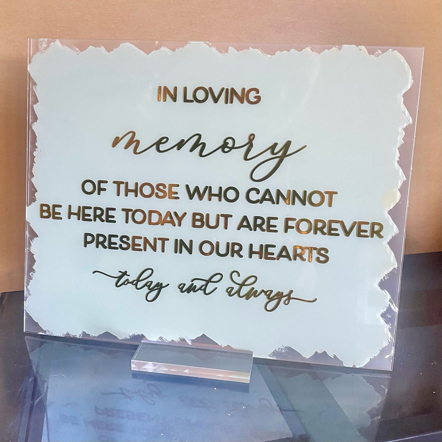 Wedding Memorial Table Sign