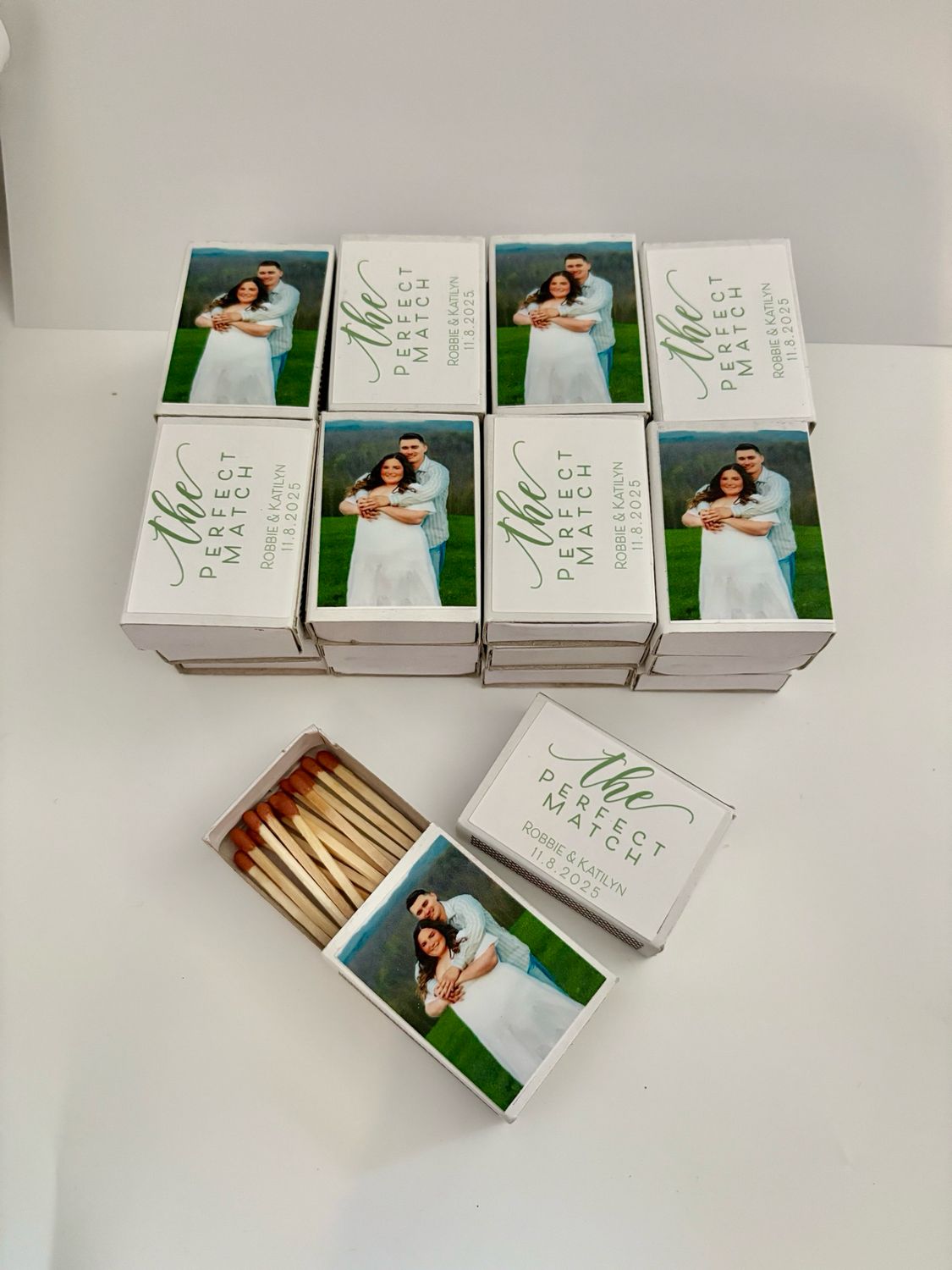 Matchbox Photo Wedding Favors