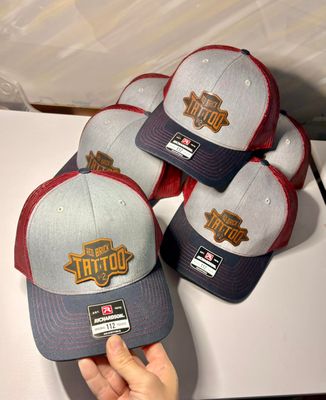 Custom LOGO Leather Patch SnapBack Hat