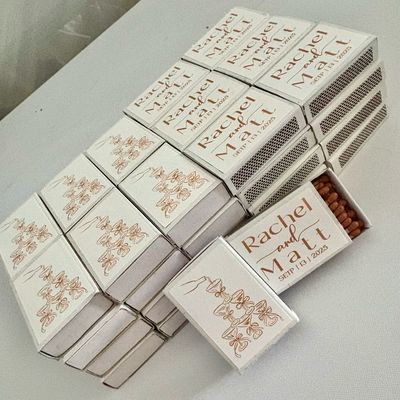Matchbox Wedding Favors