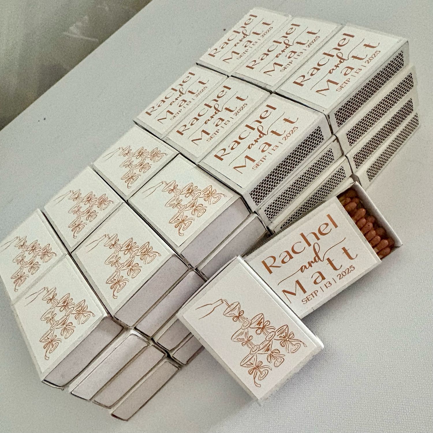 Matchbox Wedding Favors