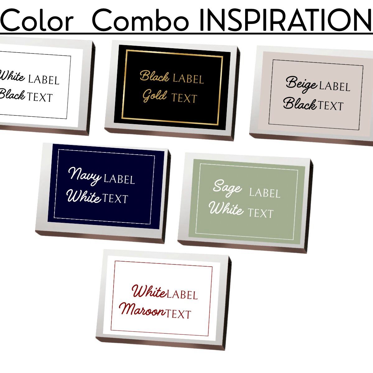 Matchbox Arch Initials Wedding Favors