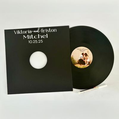 Customizable Wedding Record Guest book