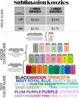 Custom Koozies! Your Text &amp; Image