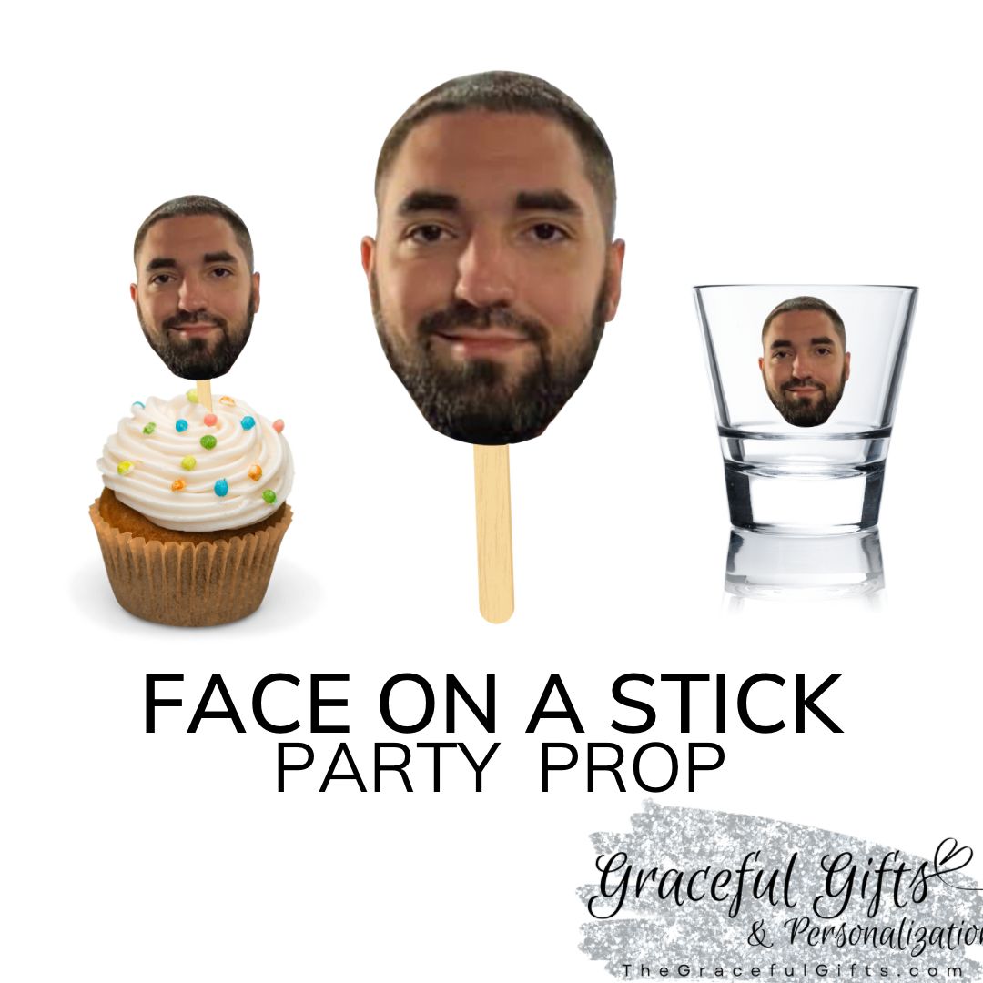 Pup ON A STICK Photo Booth PROP