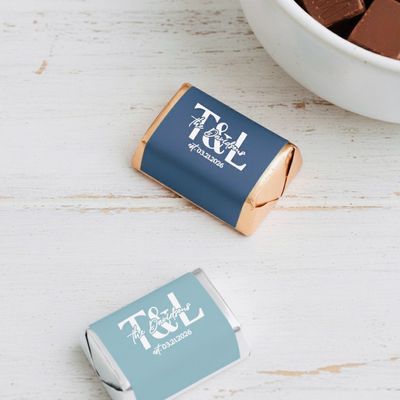 Custom Monogrammed Chocolate Nugget Favors