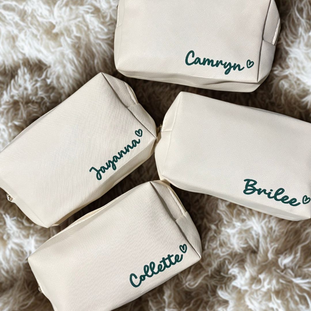 Leather Cosmetic Bag