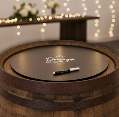 3D Wooden Guest Book Sign — Personalized Wedding Guestbook Alternative