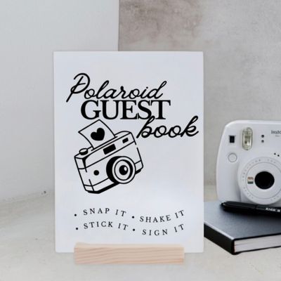 Polaroid Guestbook Sign