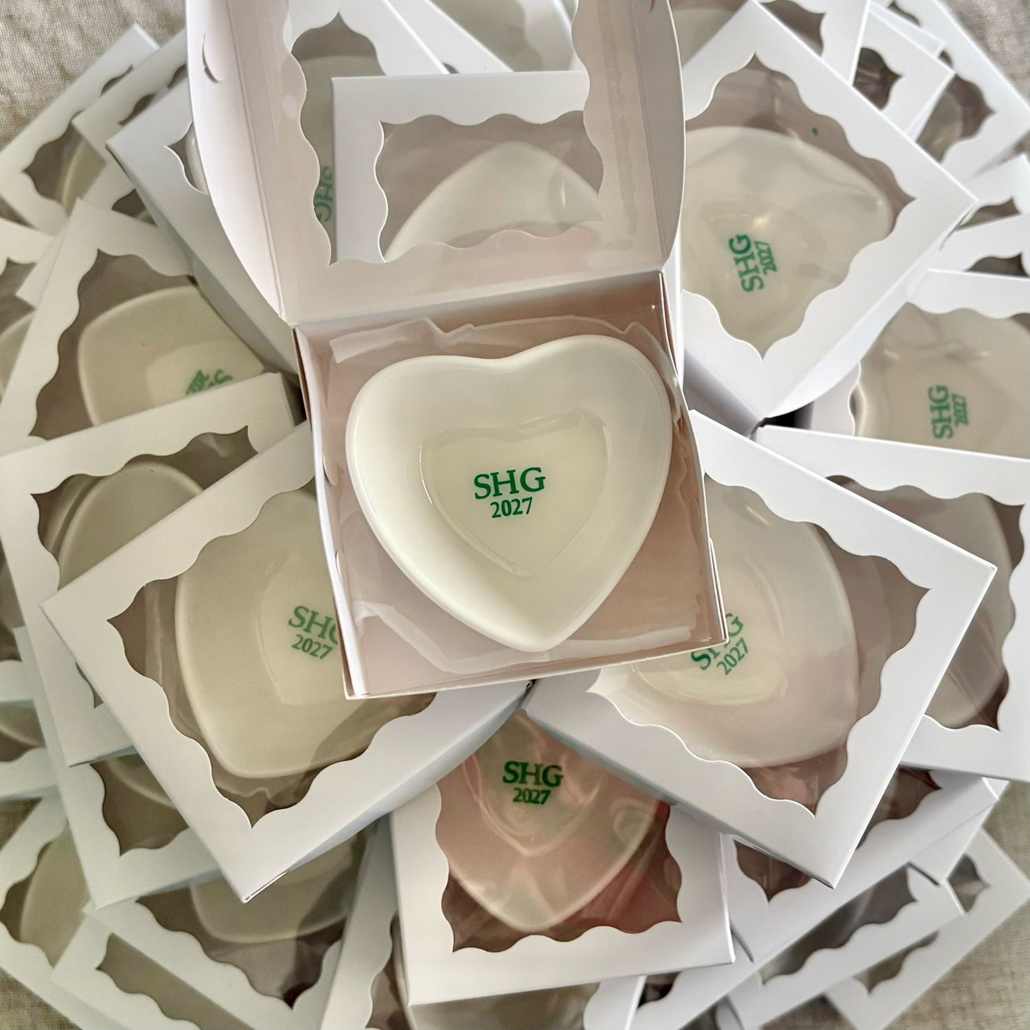 Personalized Heart Shaped Ring Dish