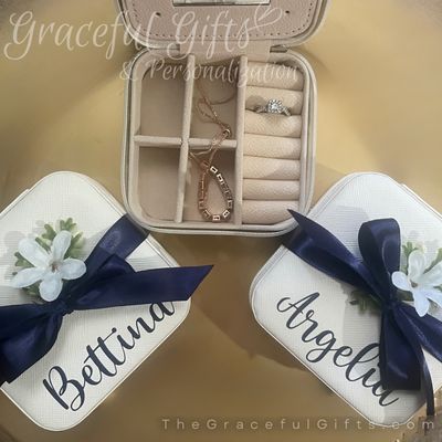 Leather Travel Jewelry Case