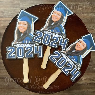 Custom Graduation Fan