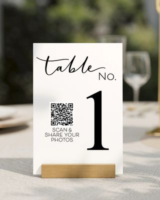 Digital WEDDING Album Table Number Prints