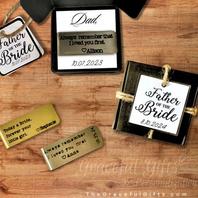 Father Of The Bride Money Clip Gift Box