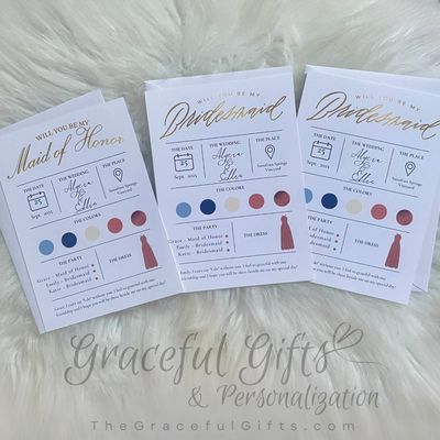 Bridesmaid Proposal Card