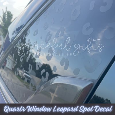 Leopard Spots Car Decal Sheets