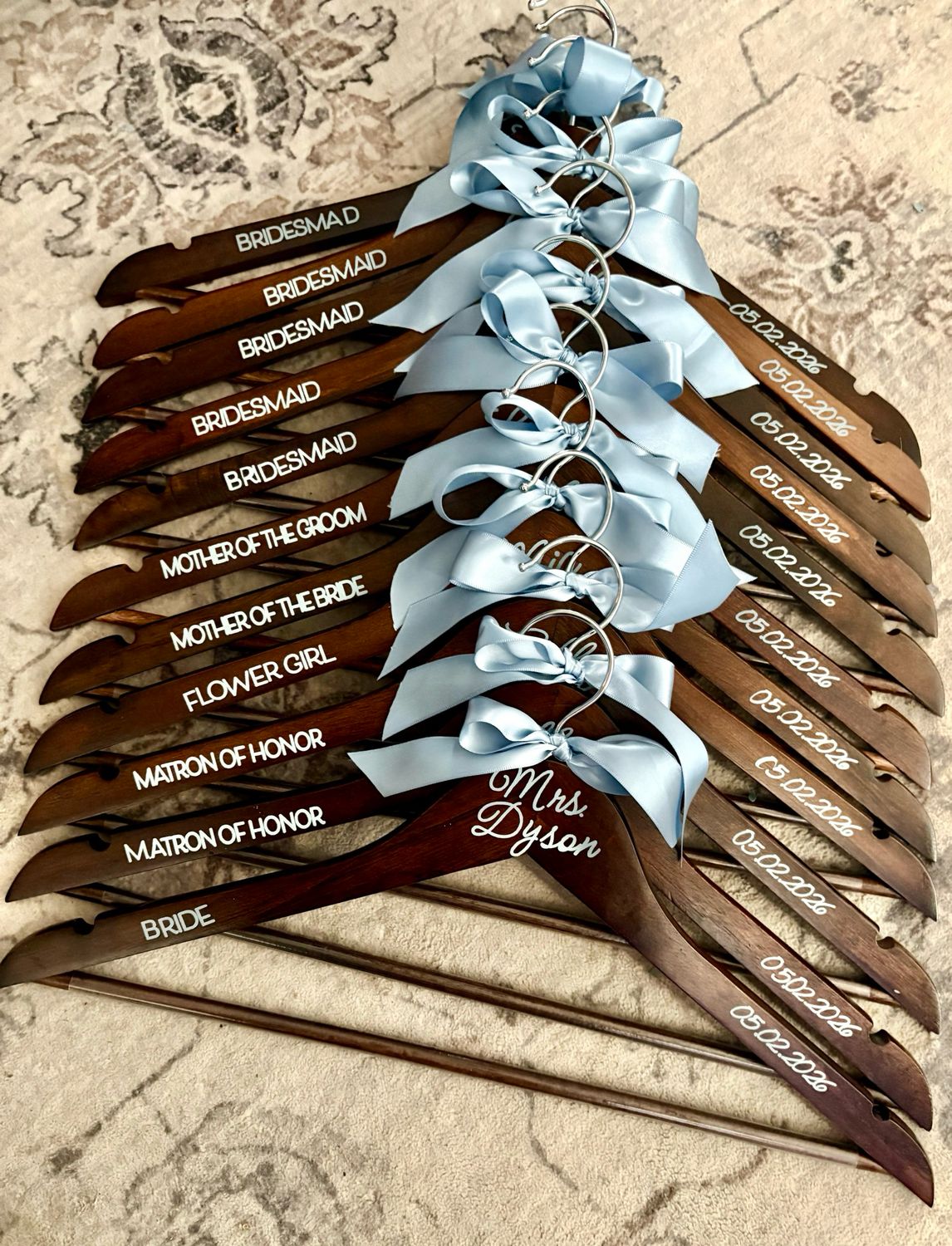 Wooden Wedding Hangers